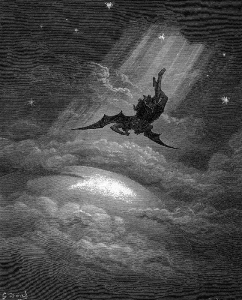 Gustavé Dore (1832-1883)  -  The Fallen Angel